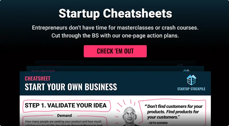 Startup Cheatsheets